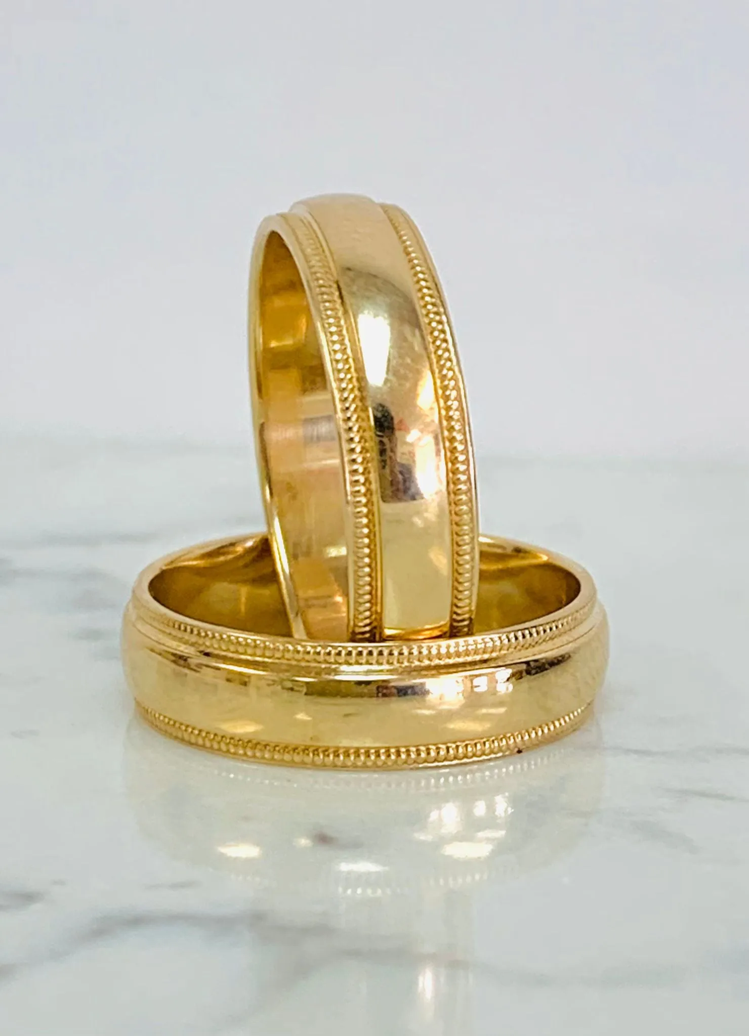 14K Yellow Solid Gold Weedings Ring / Gold Ring / Weddings / Anillo de Matrimonio / Womens Mens Ring