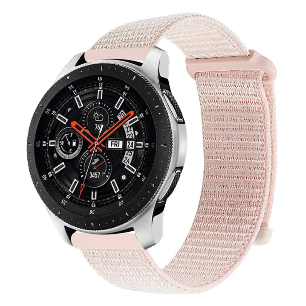 22mm Samsung Galaxy Watch 3 (45mm) / Watch (46mm) / Gear S3 nylon watch strap - Pink