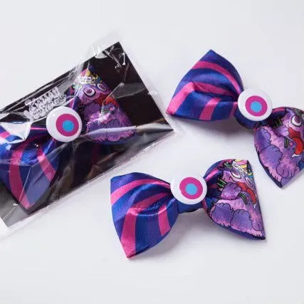 6% Dokidoki Kawaii Monster Cafe bow clip & brooch