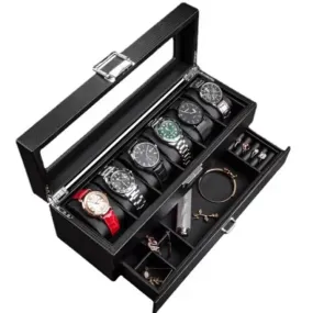 6 Watch Storage Box Wooden Jewelry Storage Box