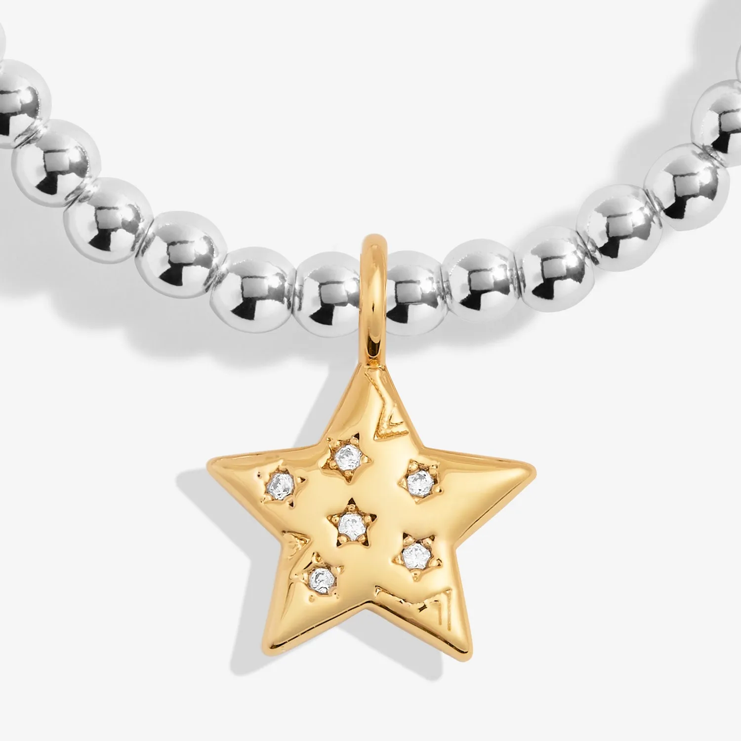 A Little Written The Stars Silver Gold Plated Bracelet 7410