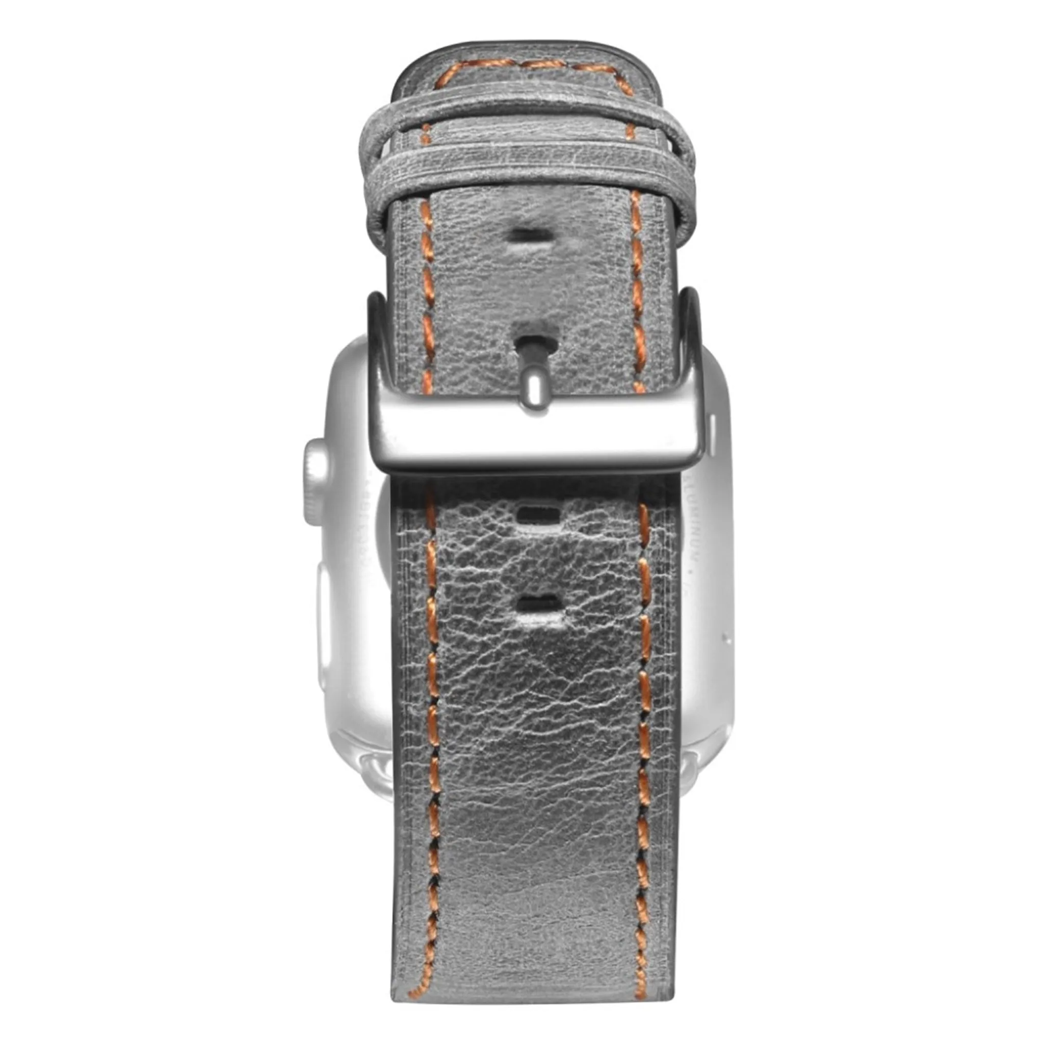 Apple Watch Series 5 44mm cool genuine leather watch band - Grey