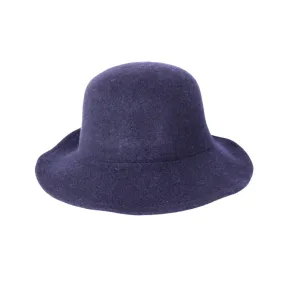 Avenel of Melbourne Boiled Wool Hat - Navy