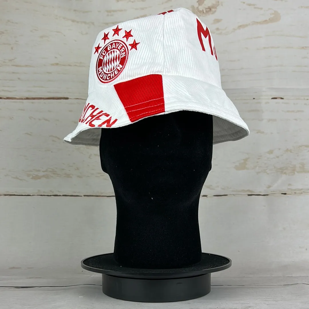 Bayern Munich 2023-2024 Upcycled Away Shirt Bucket Hat - Musiala