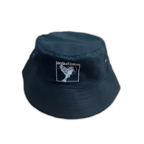 Birds / Black Bucket Hat