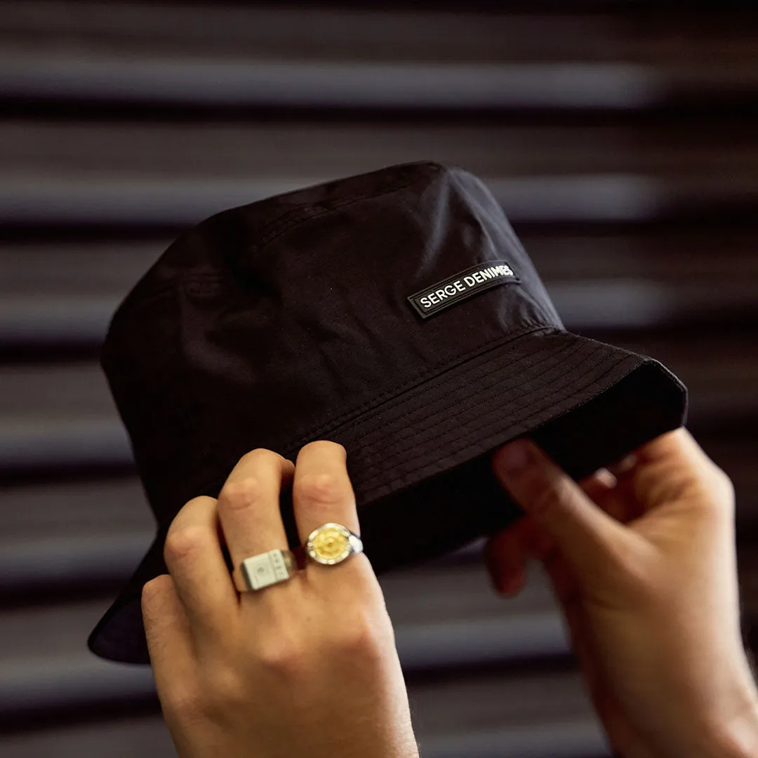 Black Logo Bucket Hat