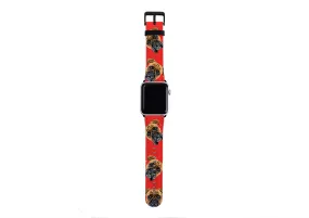 Boxer Mell Red Apple Watch Strap