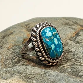 Caribbean Blue Turquoise Ring