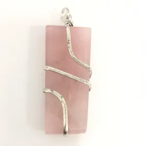 Crystal Pendant - Rose Quartz