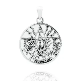 D2004 Tetragrammaton Talisman Protection Pendant 26mm