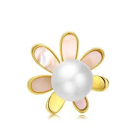 Darling Daisy Pearl Brooch