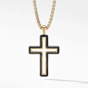 David Yurman 37mm Open Cross Pendant