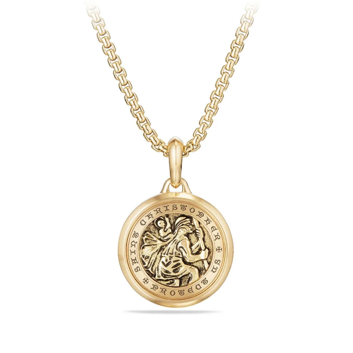 David Yurman St Christopher Pendant