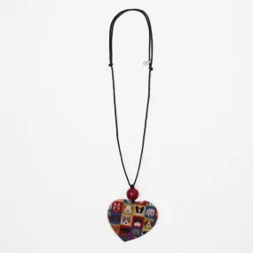 Dogs Heart Pendant Necklace