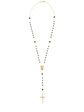 Dolce&amp;Gabbana   Plated rosary pendant necklace 