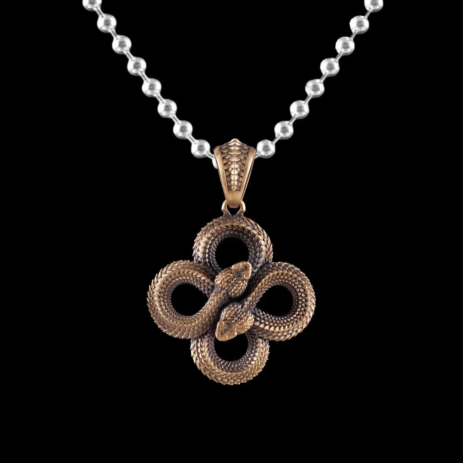 Double Snake Pendant