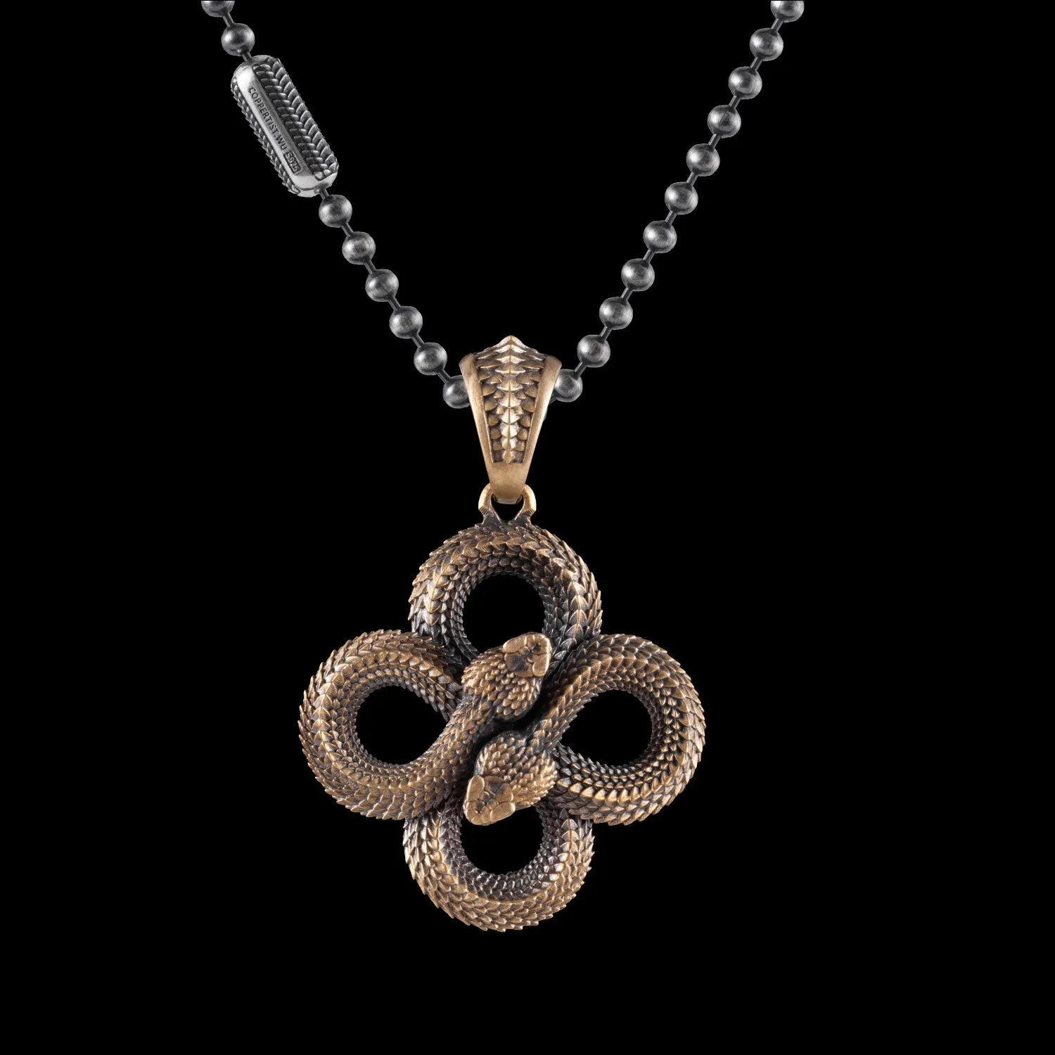 Double Snake Pendant