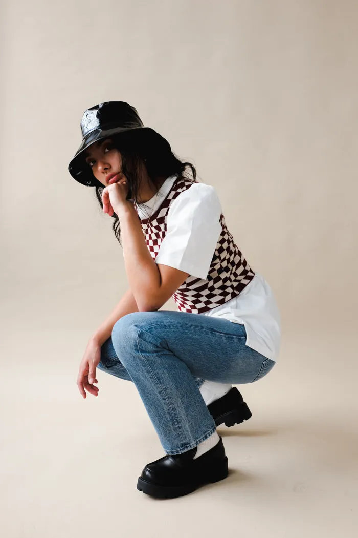 EJ PATENT BUCKET HAT