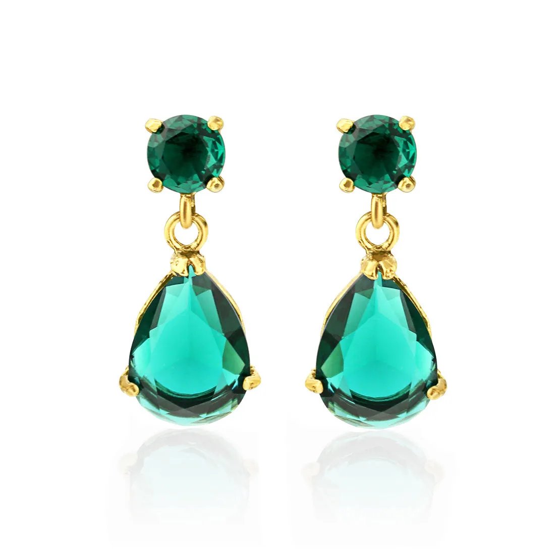 Emerald Enigma Earrings