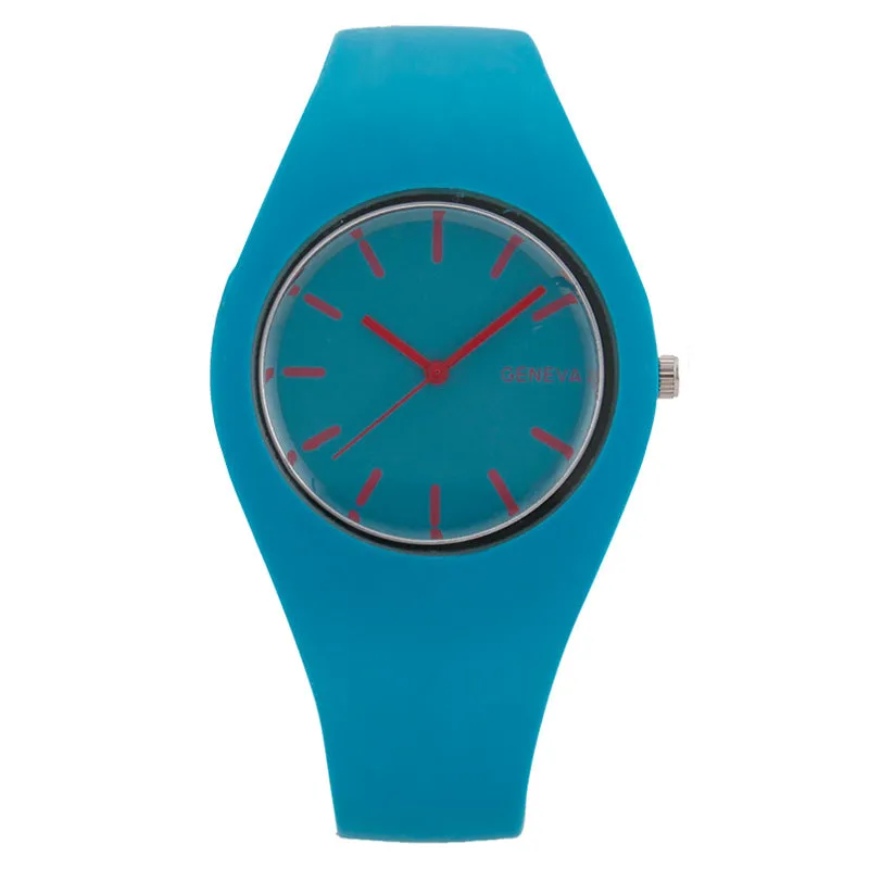 Fashion Fashion Candy Korean Quartz Watch Silicone Strap Women's Watch