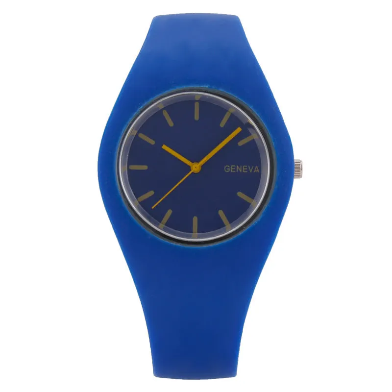 Fashion Fashion Candy Korean Quartz Watch Silicone Strap Women's Watch