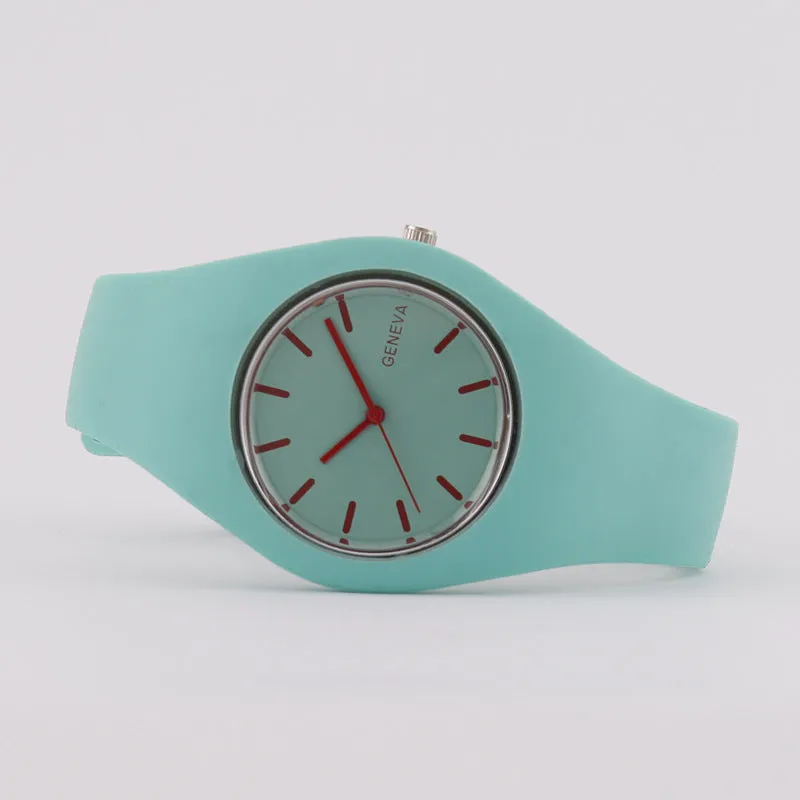 Fashion Fashion Candy Korean Quartz Watch Silicone Strap Women's Watch