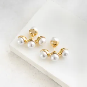 Faux Pearl Earrings