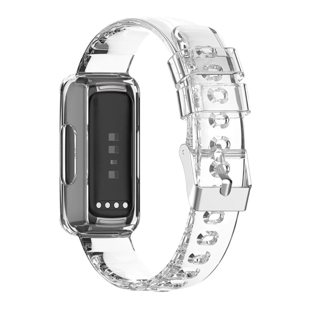 Fitbit Ace 3 / Luxe / Inspire HR clear TPU cover   watch strap - Transparent White