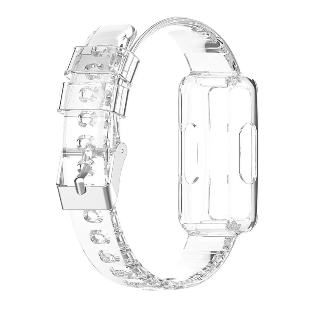 Fitbit Ace 3 / Luxe / Inspire HR clear TPU cover   watch strap - Transparent White