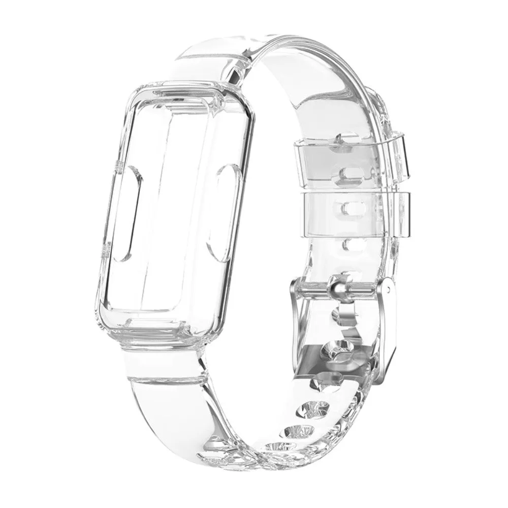 Fitbit Ace 3 / Luxe / Inspire HR clear TPU cover   watch strap - Transparent White