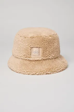 Foxy Sherpa Bucket Hat - Camel