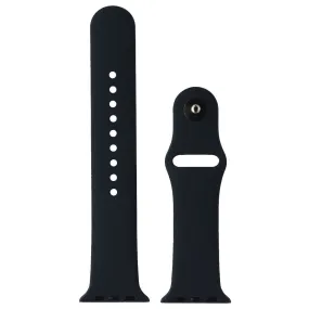 Generic Silicone Band for Apple Watch (38/40/41mm) M/L Band   Clasp - Midnight