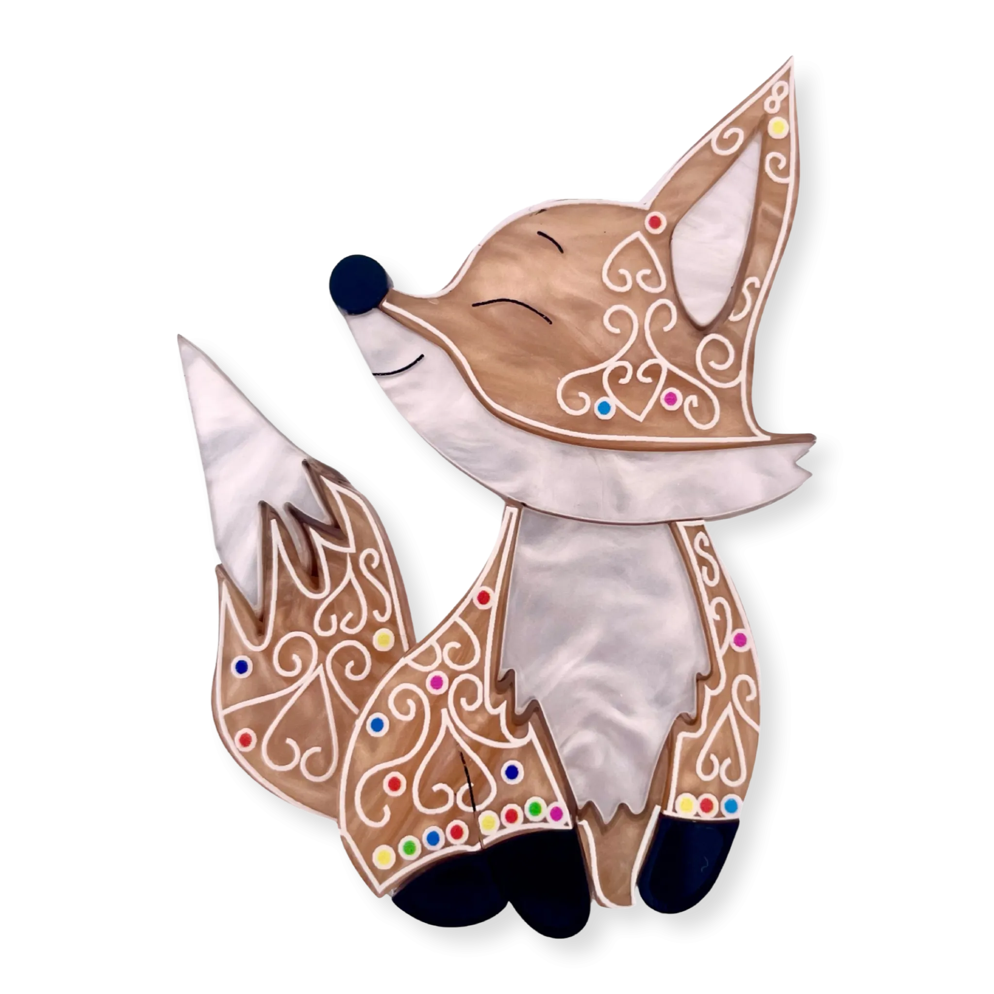 Ginger the fox 🦊 - Brooch