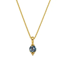 GLISTEN LONDON BLUE NECKLACE