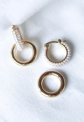 Holland Pearl Hoops