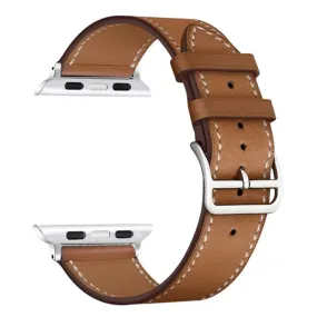 IMAK Apple Watch (45mm) PG1 series leather watch strap - Brown