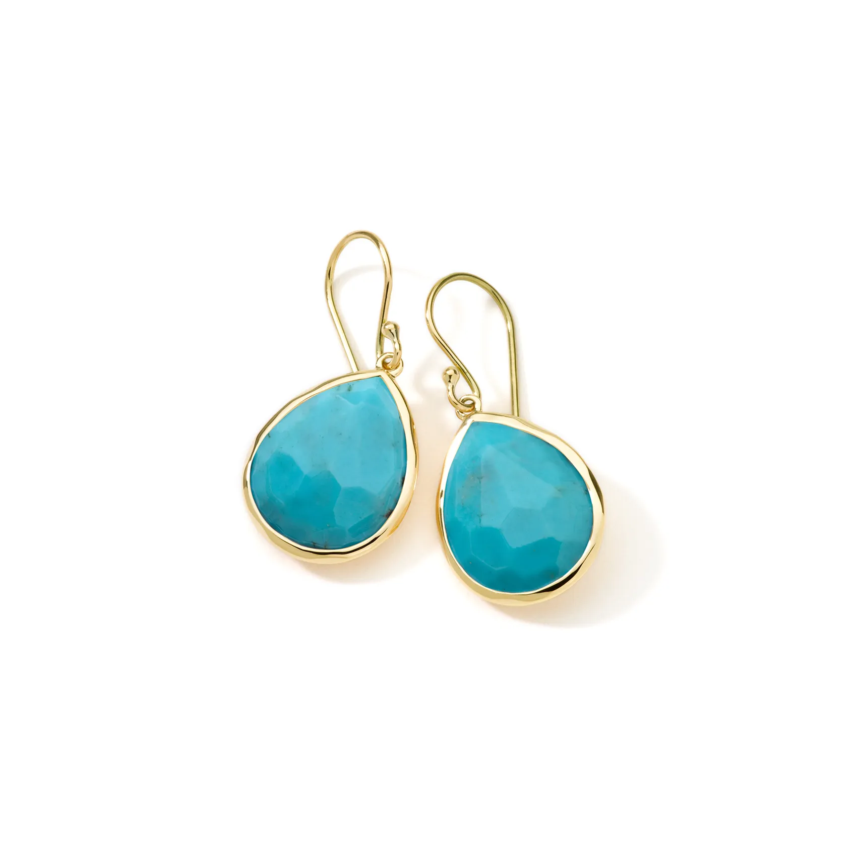 IPPOLITA Rock Candy Medium Teardrop Earrings in Turquoise