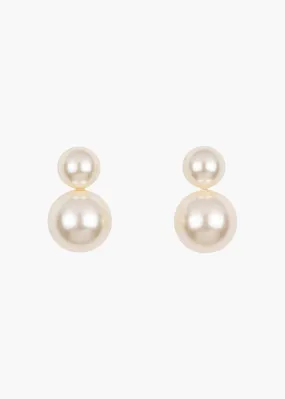 Iris Pearl Earrings -- Pearl