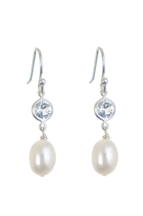 Isabella Pearl Wedding Earrings