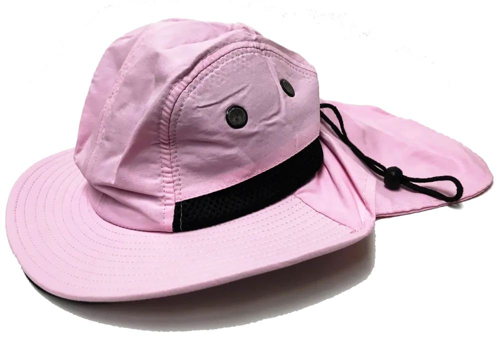 Kids Hats Children's Safari Style Beach Hat with Neck Flap