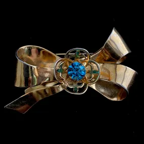 Late 50s/ Early 60s Coro Bow Brooch