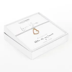 Life Charms Love You Bracelet - Happy Valentine’s Day Removable Sleeve