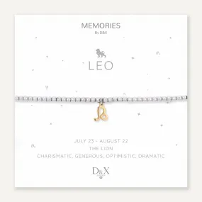 Memories: "LEO" | The Lion Bracelet | White Gold & 18K Gold-Plated