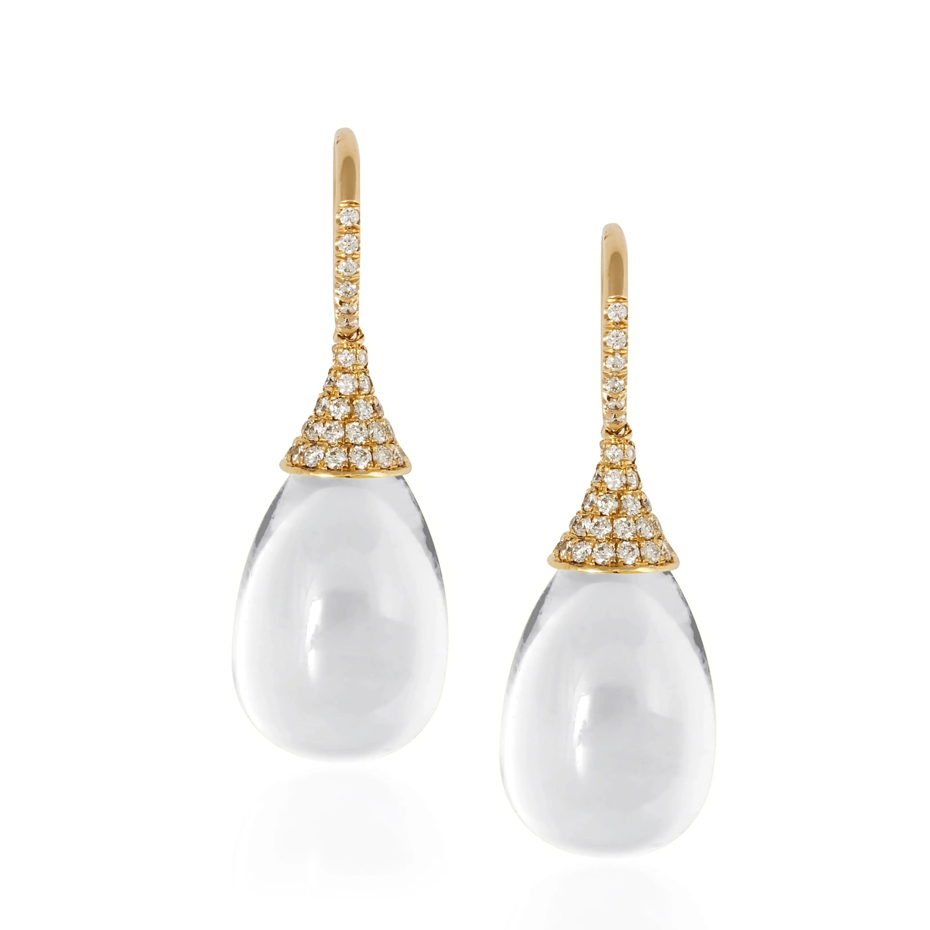 Moon Quartz Drop Earrings