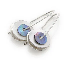 Mother of Pearl & Paua Earrings