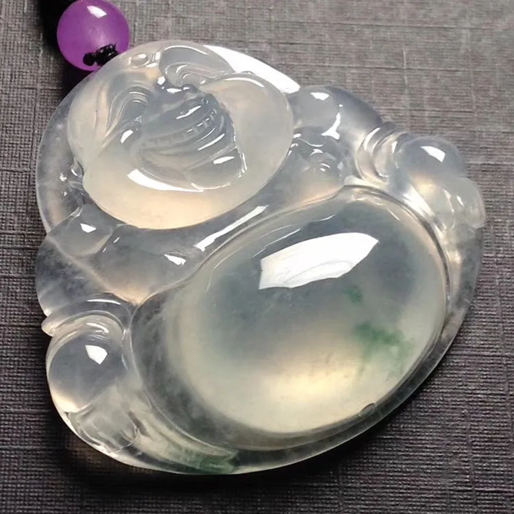 Natural Jade Pendant Jadeite Buddha Pendant PT313