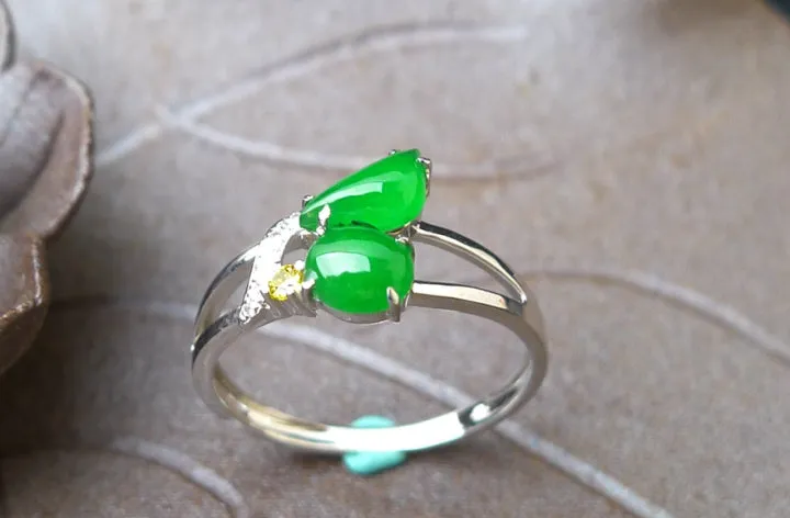 Natural Jade Ring Jadeite Ring TP22