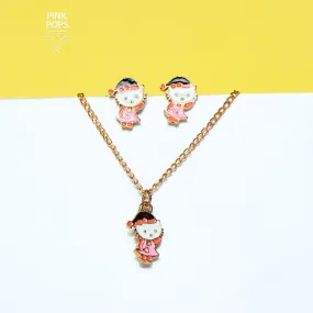 Pink Mini Doll pendant Set