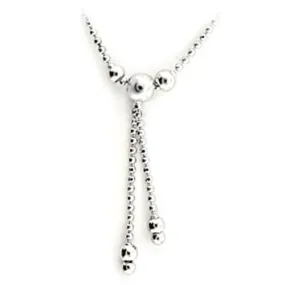 Rhodium Brass Chain Pendant with No Stone for Women Style LOA171