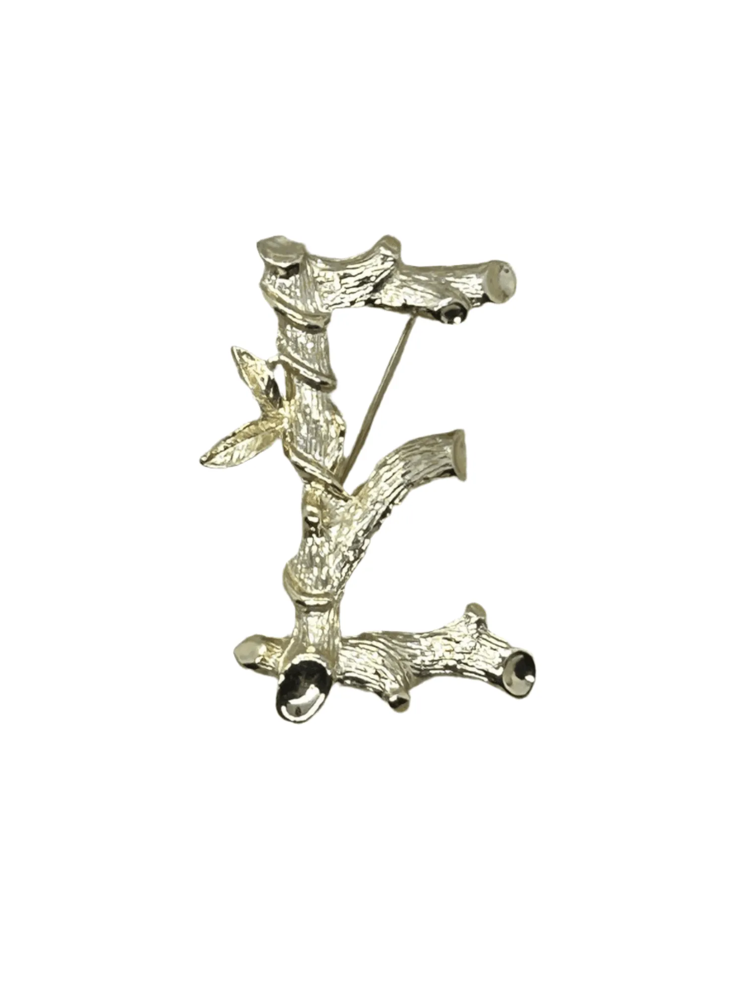 Sarah Coventry “E" Monogram Initial Brooch (1964)